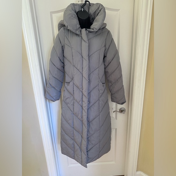 NWT Steve Madden ice Gray down puffer coat size XS - Picture 1 of 3